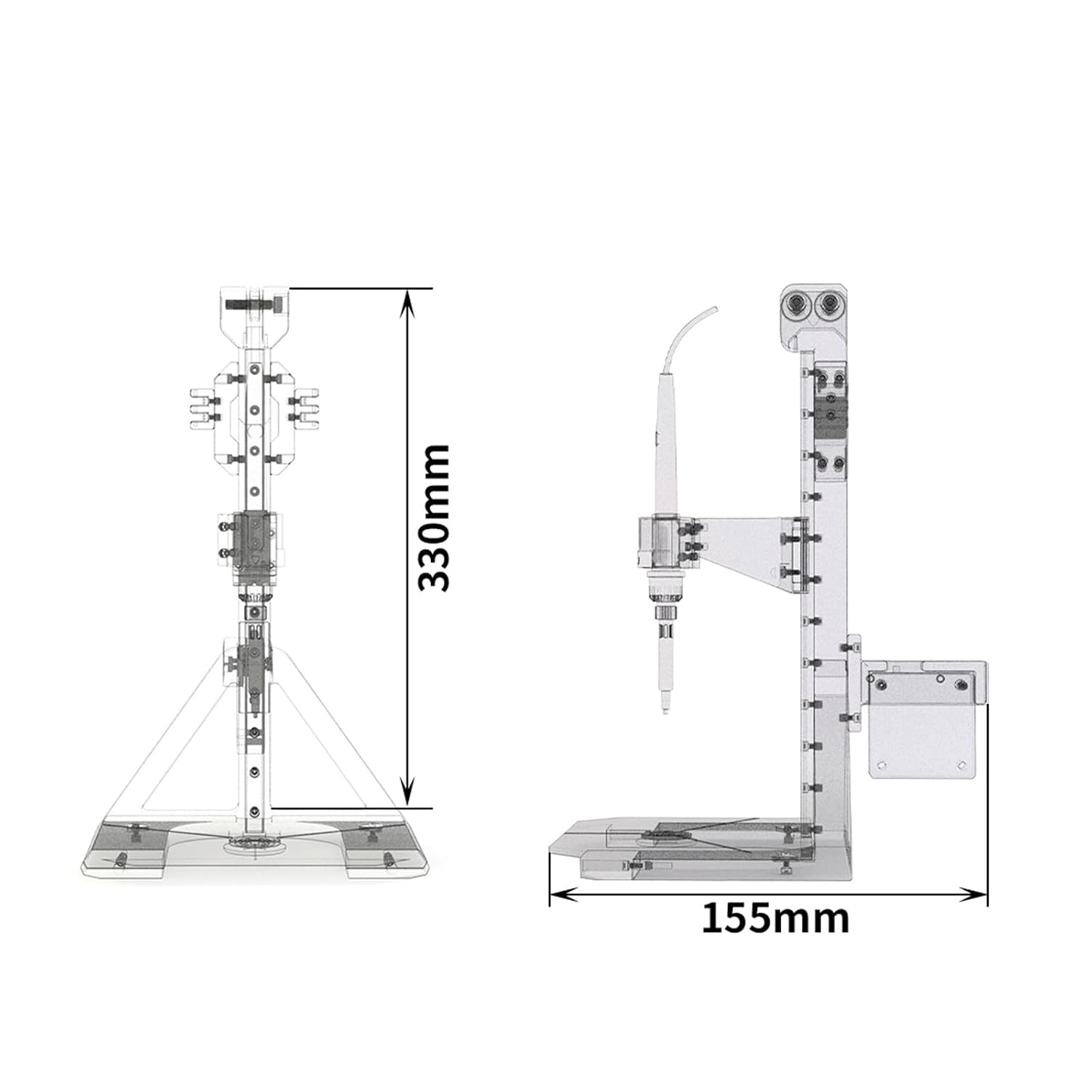 Heat Set Insert Press Tool Stealth Press Kit Soldering Iron Tip Thread Insert Nut Embedded Kit M2 M3 M6 M8 for 3D Printing Parts(No Soldering Iron)
