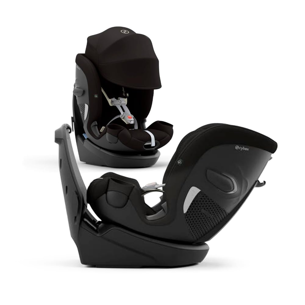 Callisto G 360 Rotating All-in-One Convertible Car Seat - Moon Black