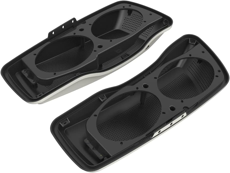Advanblack Saddlebag Dual 6x9 Speaker lids, Audio Covers Fit for H-D Touring, Road Glide, Street Glide Special, Road King, 2014 2015 2016 2017 2018 2019 2020 2021 2022 2023