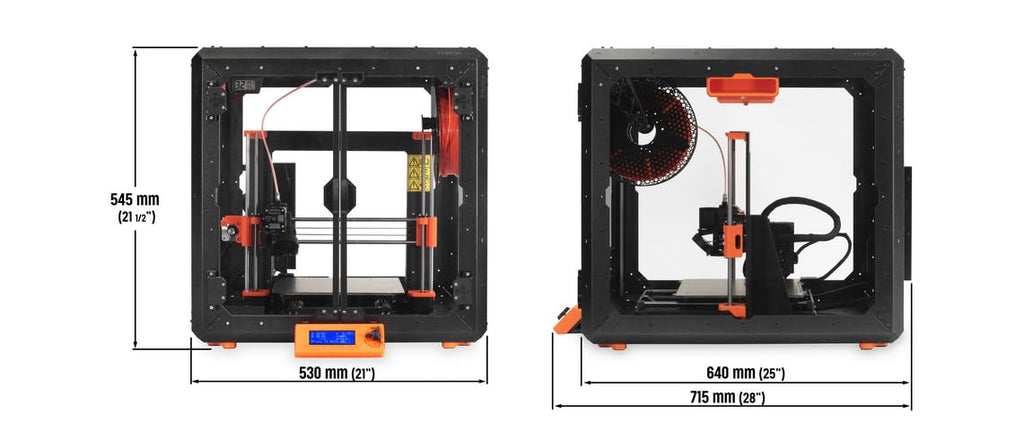 Original Prusa Enclosure – Modular Box for The Prusa MK4 and MK3, for Printing High-Temperature Materials, Upgradable with Advanced Air-Filtration, Fire Suppression and LED Lights, 530×545×715mm