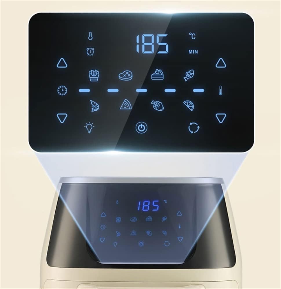 Air Fryer, Air Fryer Oven, Oil-Less Healthy Cooker, Timer & Temperature Controls, Safe Detachable Basket, 7.4 Quart, 1400 Watts