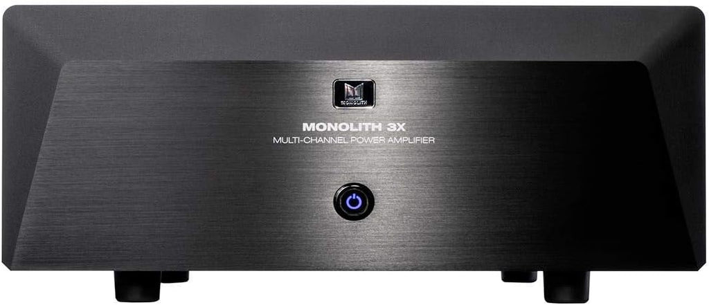 Monolith Multi-Channel Home Theater Power Amplifier - with 3x200 Watt Per Channel Into 8 Ohms, XLR and RCA Inputs, Toroidal Transformer