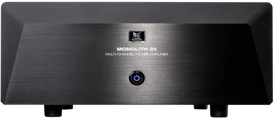 Monolith Multi-Channel Home Theater Power Amplifier - with 3x200 Watt Per Channel Into 8 Ohms, XLR and RCA Inputs, Toroidal Transformer