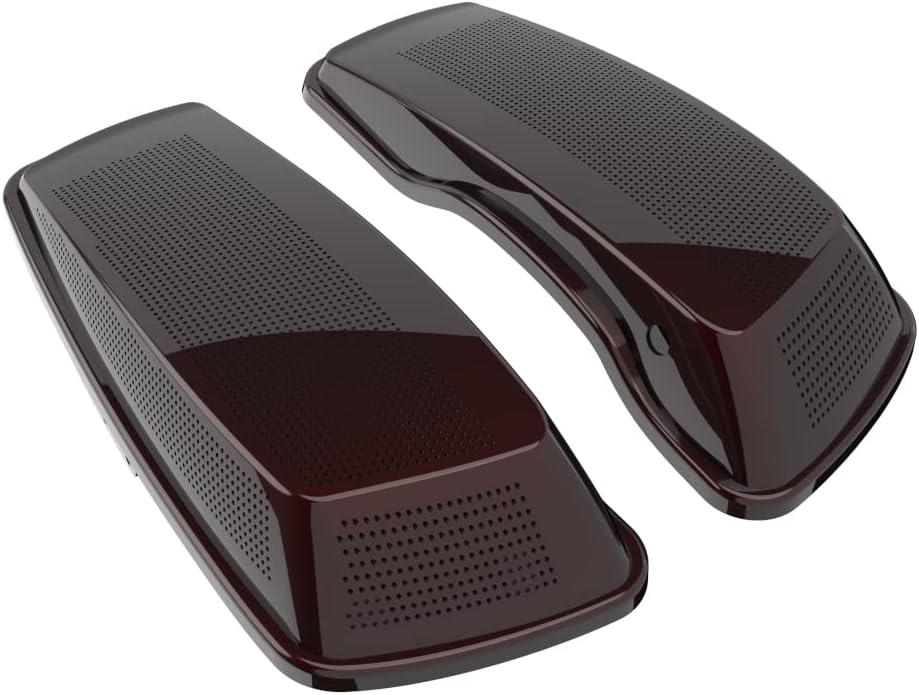 Advanblack Saddlebag Dual 6x9 Speaker lids, Audio Covers Fit for H-D Touring, Road Glide, Street Glide Special, Road King, 2014 2015 2016 2017 2018 2019 2020 2021 2022 2023