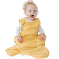 Woolino Merino Wool & Organic Cotton Baby Sleep Sack 2-24 Months – Ultimate 4-Season Baby Sleeping Bag, Universal Size Wearable Blanket, 2-Way Zipper & Adjustable Fit, Year-Round Use - Sun