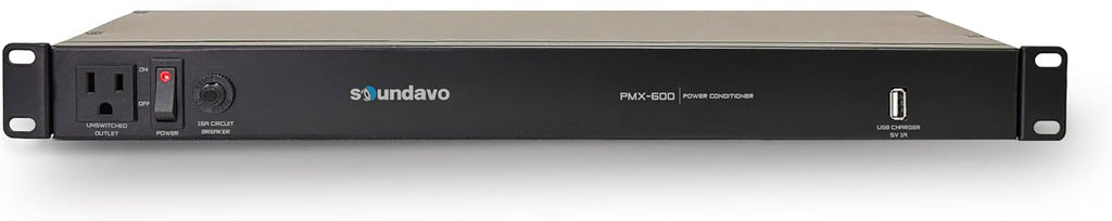 PMX-600 Rack-mount 1U Power Conditioner/Surge Protection - Noise Filtering (No Sequencer Function)