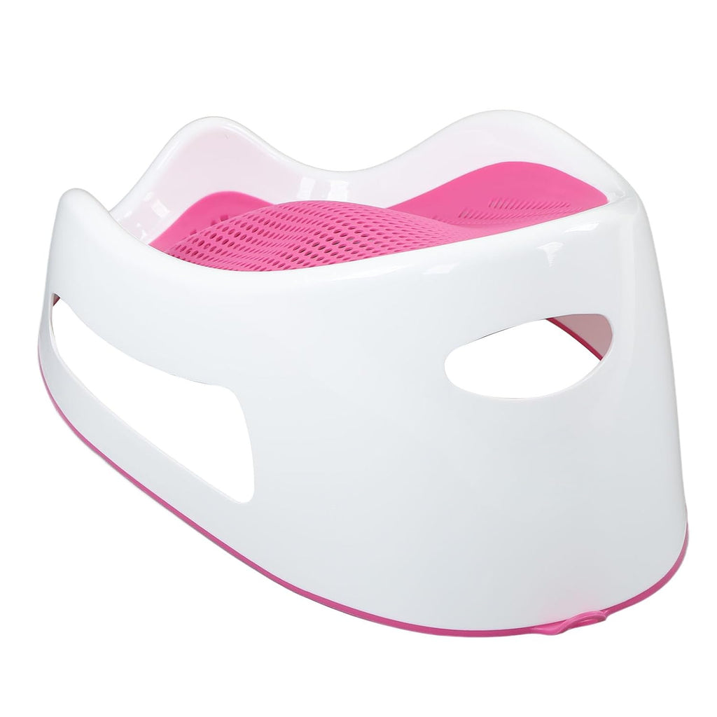 Summer Clean Rinse Baby Bather, Bath Support for Use on The Counter, in The Sink or in The Bathtub, TPE Soft Silicone Baby Bath Seat, Use from Birth Until Sitting Up ()
