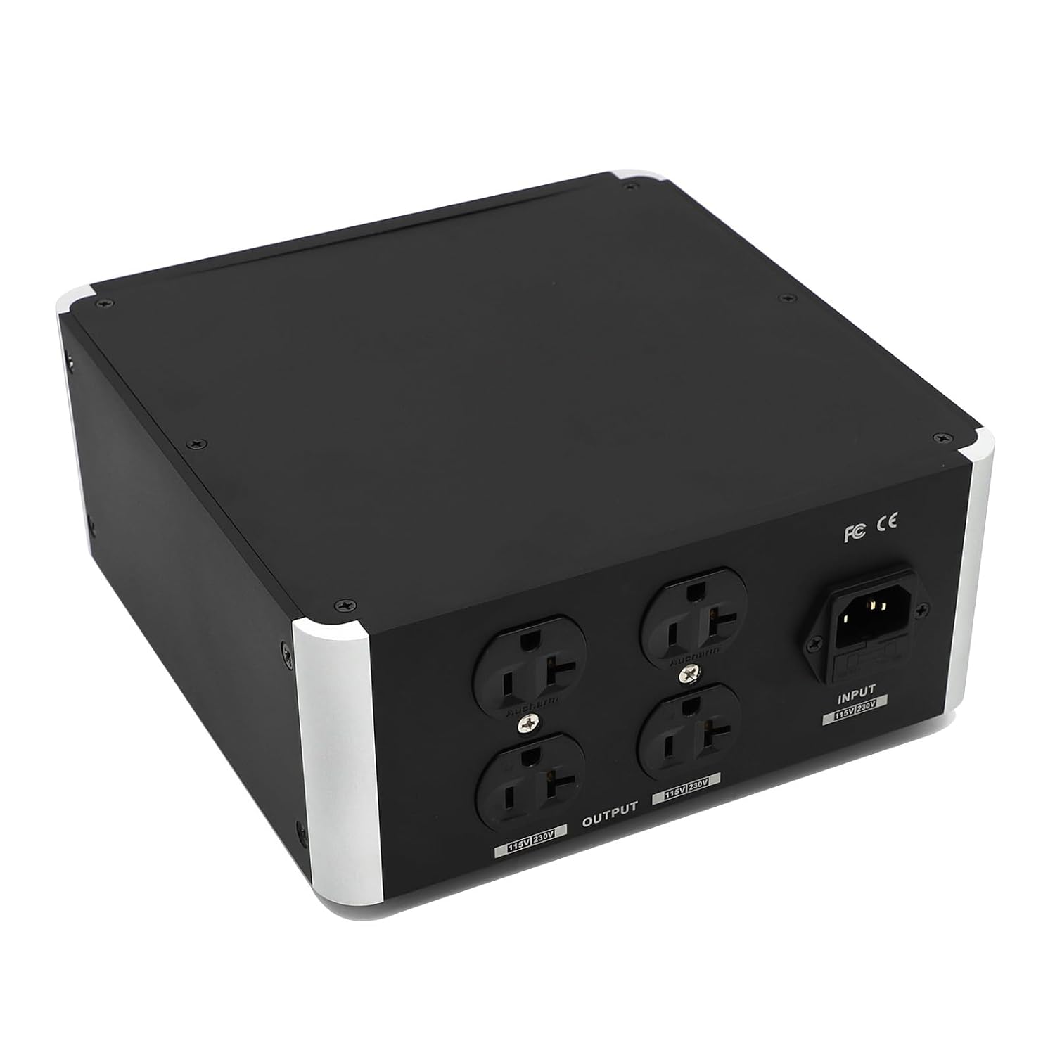 PT-500 Toroidal Balanced Isolation Transformer 500W AC Power Supply Processor - AC Power Filter Amp HiFi Power Surge Protector 4 Way Socket Audiophile Line Conditioner for Audio Equipment, 115-115V