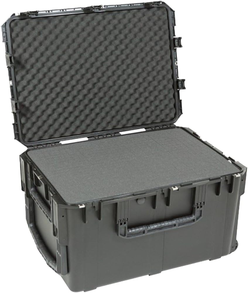 SKB 3I-3021-18BC iSeries 30.5' x 21' x 18' - Cubed Foam w/Wheels, Black