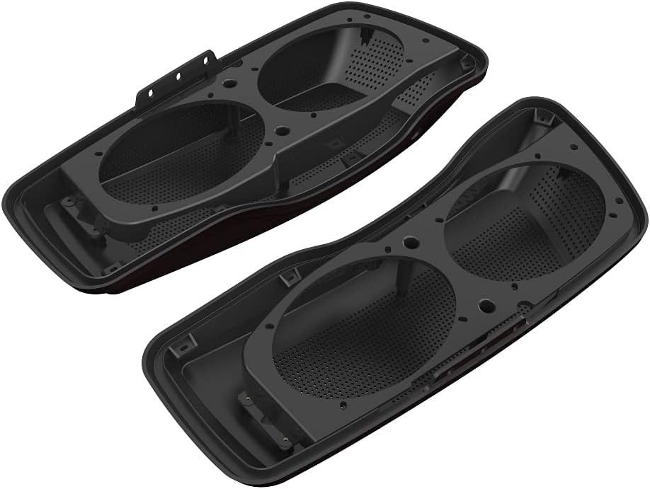 Advanblack Saddlebag Dual 6x9 Speaker lids, Audio Covers Fit for H-D Touring, Road Glide, Street Glide Special, Road King, 2014 2015 2016 2017 2018 2019 2020 2021 2022 2023