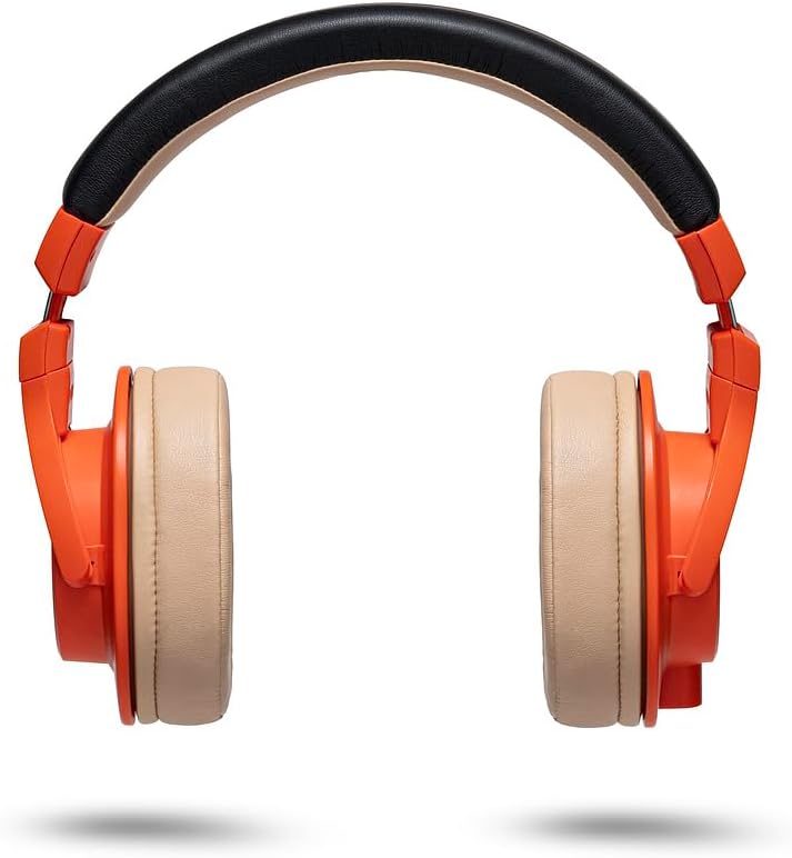 Warm Audio WA-HRT Headroom, Closed Studio Headphones (45 mm Neodymium Driver, Interchangeable Ear Pads, for Monitoring & Recording), Orange