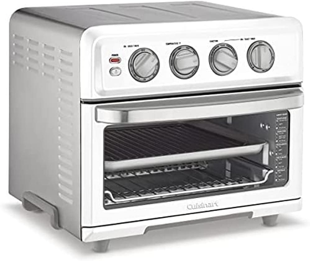 Cuisinart TOA-70W AirFryer Toaster Oven with Grill White Bundle with 1 YR CPS Enhanced Protection Pack