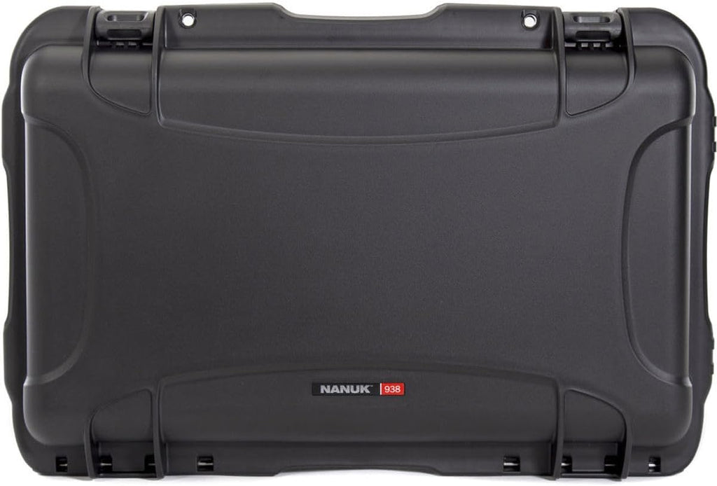 NANUK 938 Waterproof Hard Case with Wheels and Foam Insert - Black