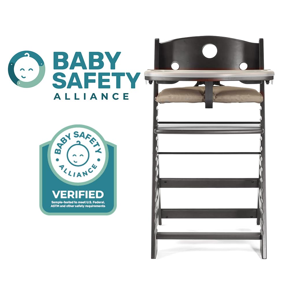 Keekaroo Height Right High Chair with Tray, Espresso