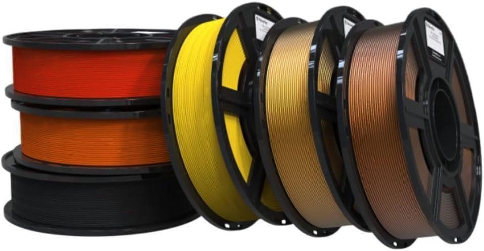 MakerBot Sketch Fall Holiday Pumpkin Spice Themed Filament Pack for Season-Themed Projects (6-Pack)