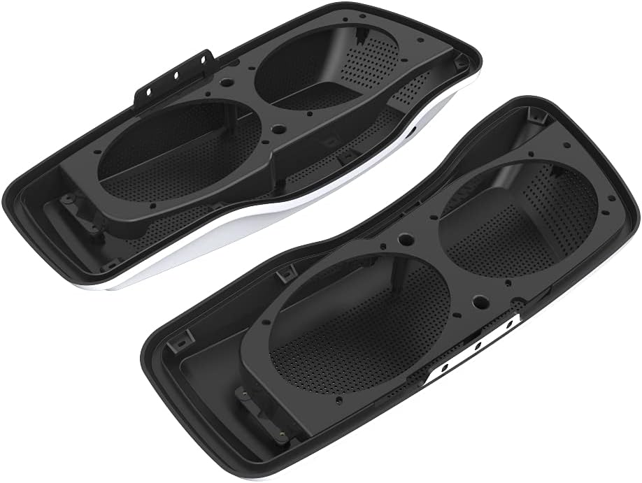 Advanblack Saddlebag Dual 6x9 Speaker lids, Audio Covers Fit for H-D Touring, Road Glide, Street Glide Special, Road King, 2014 2015 2016 2017 2018 2019 2020 2021 2022 2023