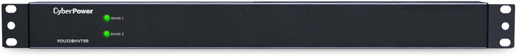CyberPower PDU30BHVT8R Basic PDU, 208-230V/30A (Derated to 24A), 8 Outlets, 10ft Power Cord, 1U Rackmount