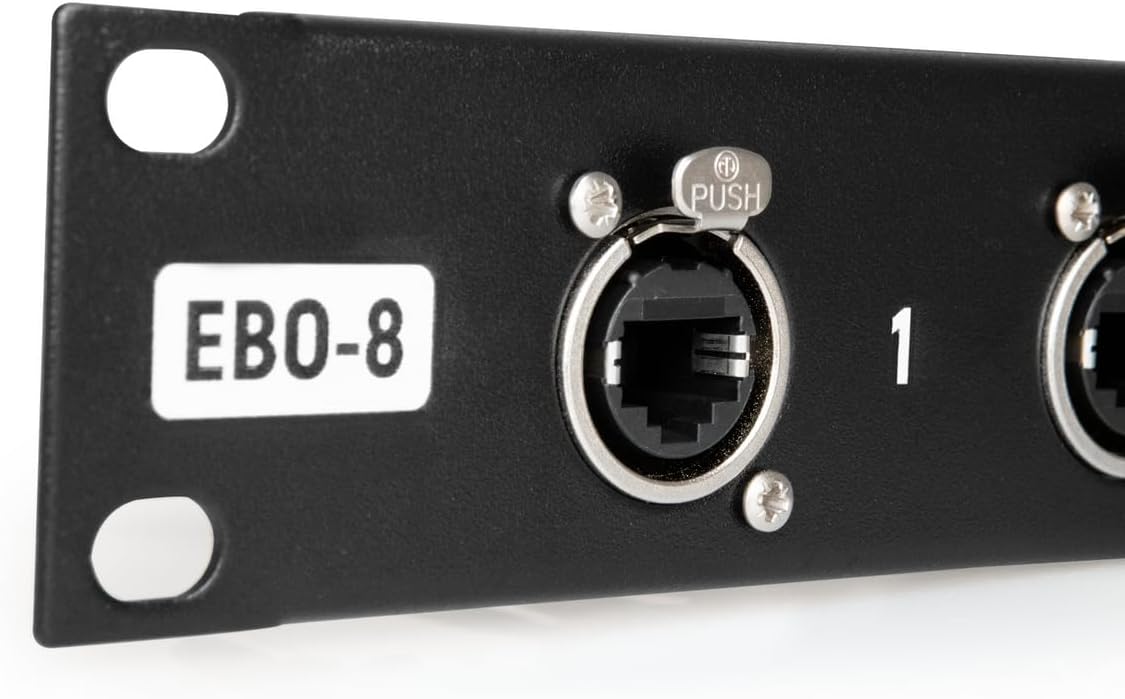Elite Core EC-EBO8 8-Channel EtherCon Breakout Panel