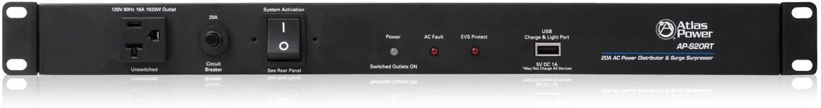 AtlasIED AP-S20 20A Power Conditioner and Distribution Unit