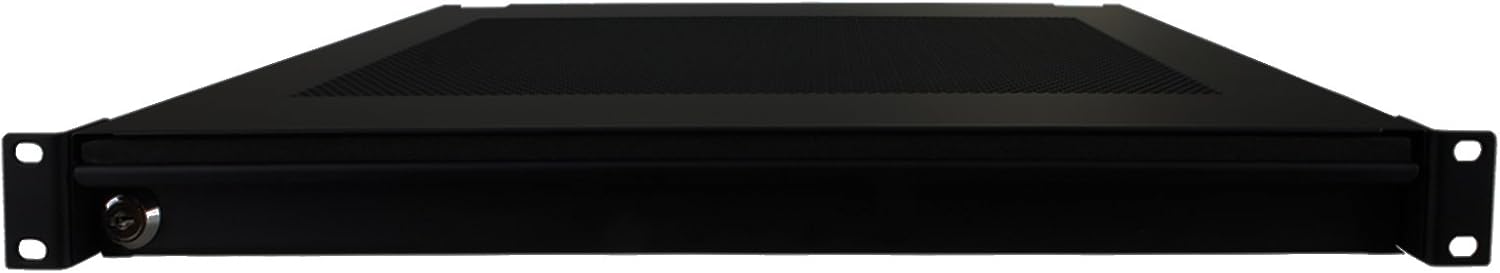 Penn Elcom EX-6301B 19 Inch Rack Mountable Vented Laptop/Tablet Drawer with Foam Wrist-Pad Support, Key Lock and Rear Cable Access