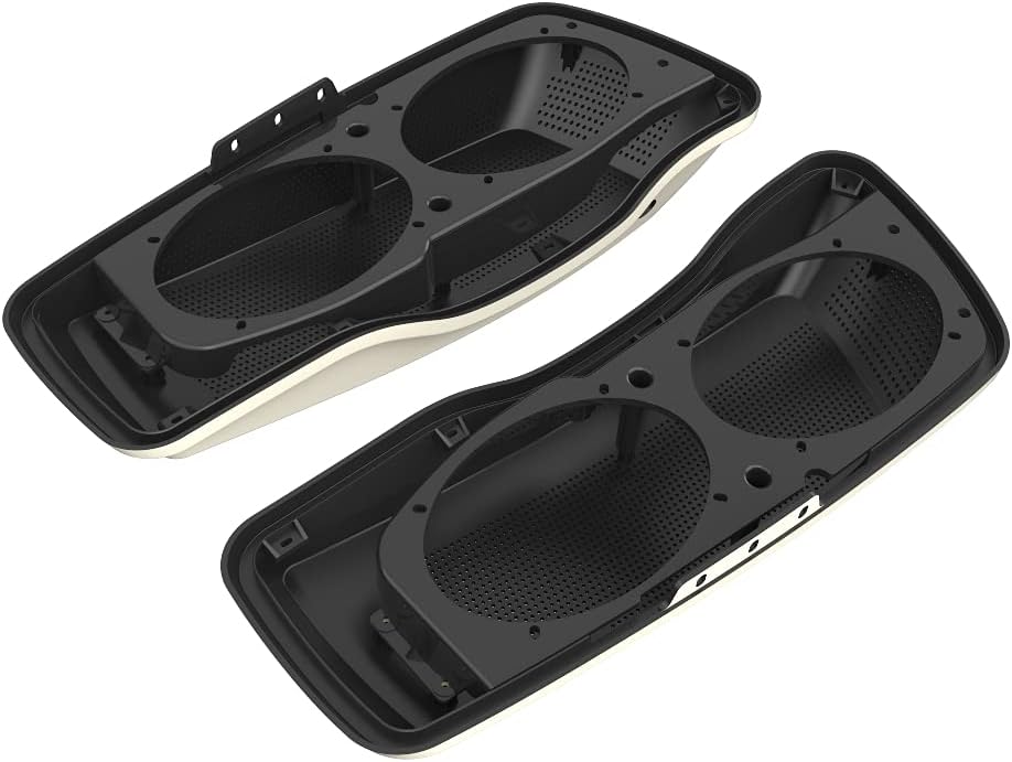 Advanblack Saddlebag Dual 6x9 Speaker lids, Audio Covers Fit for H-D Touring, Road Glide, Street Glide Special, Road King, 2014 2015 2016 2017 2018 2019 2020 2021 2022 2023