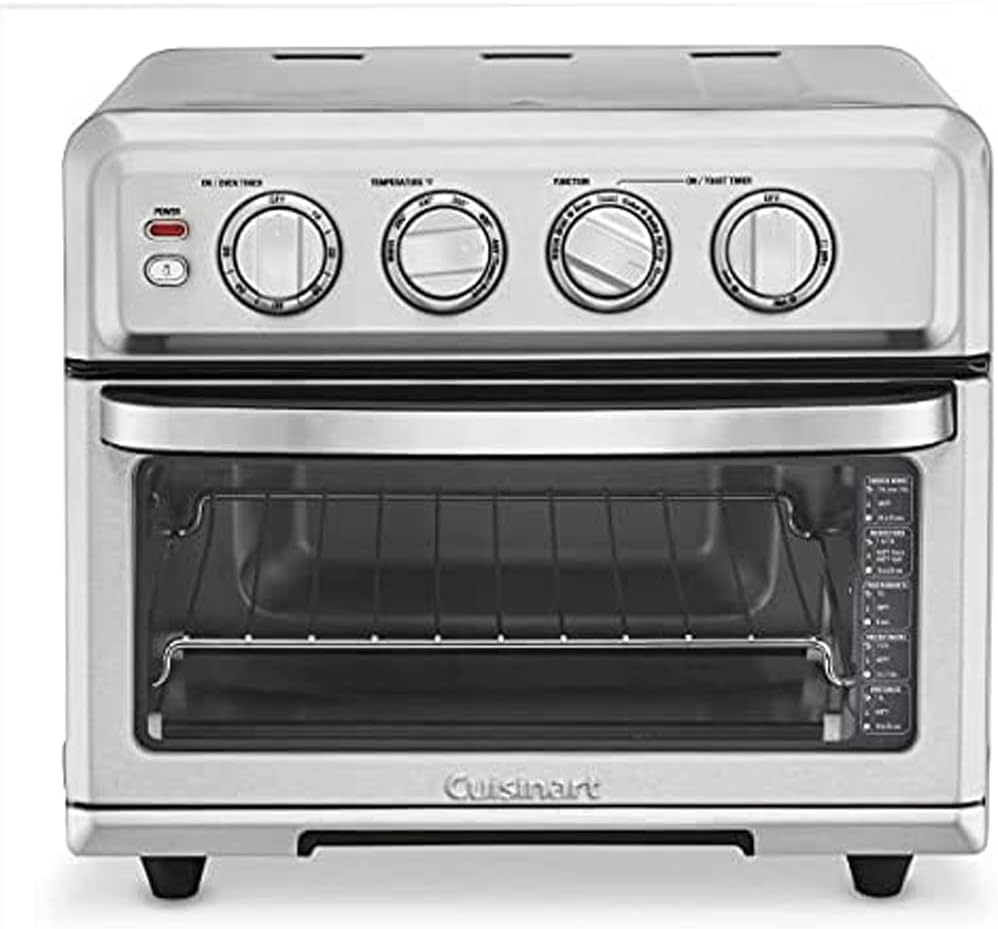 Cuisinart TOA-70 AirFryer Toaster Oven with Grill Stainless Steel Bundle with 1 YR CPS Enhanced Protection Pack