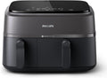 Philips Dual Basket Air Fryer - Healthy, Fast, and Versatile Cooking, 9.5QT Capacity, Touchscreen, 2-Drawer Design (NA350/00)