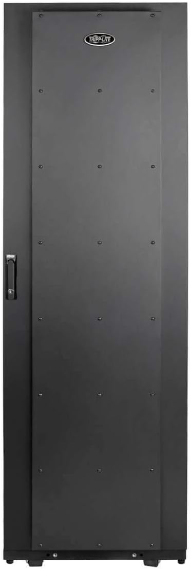 Tripp Lite - SRQP42UB - 42U Rack Enclosure Server Cabinet Quiet with Sound Suppression - 42U Wide X 27.76 Deep Floor Standing for Server - Black - Steel - 2000 Lb X Dynamic/Rolling Weight