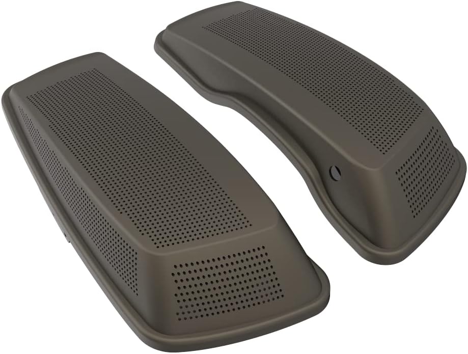 Advanblack Saddlebag Dual 6x9 Speaker lids, Audio Covers Fit for H-D Touring, Road Glide, Street Glide Special, Road King, 2014 2015 2016 2017 2018 2019 2020 2021 2022 2023