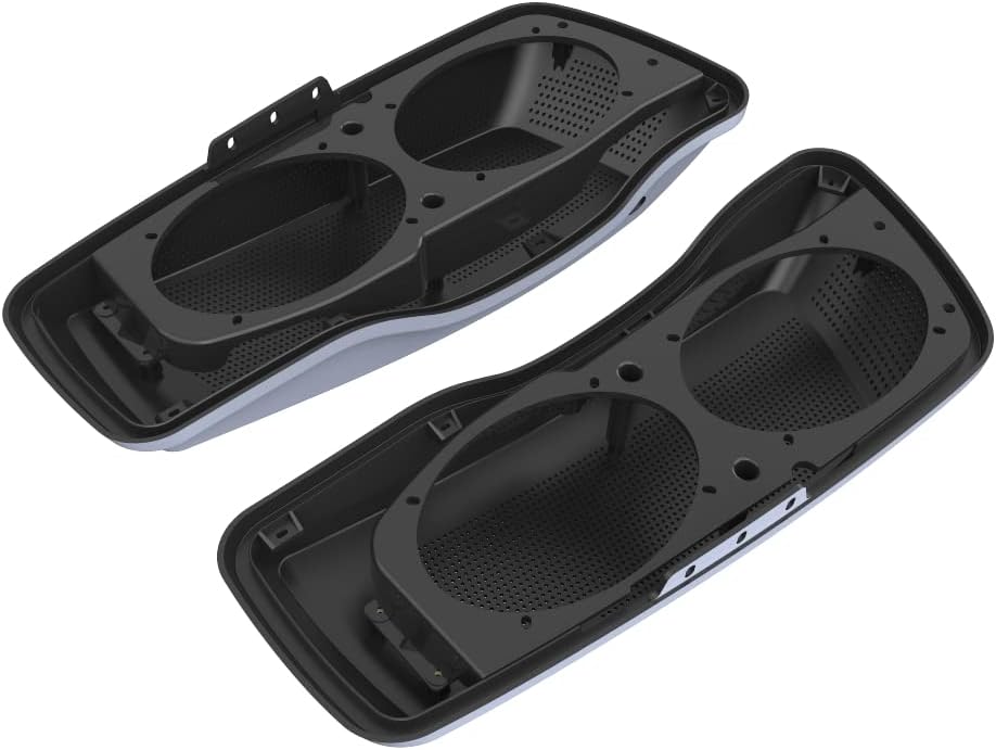 Advanblack Saddlebag Dual 6x9 Speaker lids, Audio Covers Fit for H-D Touring, Road Glide, Street Glide Special, Road King, 2014 2015 2016 2017 2018 2019 2020 2021 2022 2023