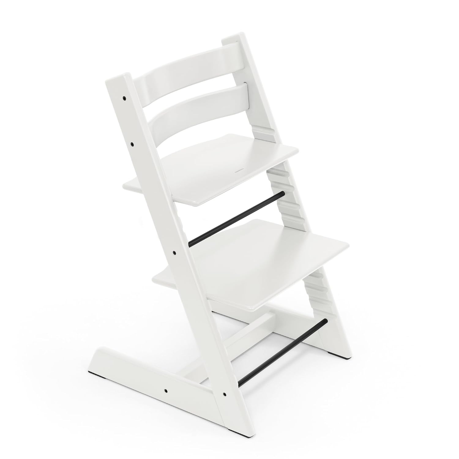 Tripp Trapp Chair from Stokke, White - Adjustable, Convertible Chair for Toddlers, Children & Adults - Convenient, Comfortable & Ergonomic - Classic Design