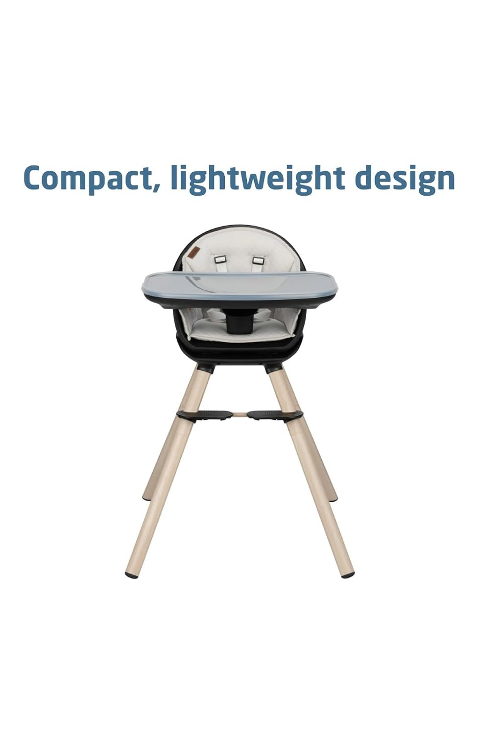 Maxi-Cosi Moa 8-in-1 High Chairs for Babies and Toddlers, Machine Washable Infant High Chair, Compact, Convertible High Chair Lightweight Design, Onyx Sand