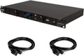 Furman PL-PLUS DMC Power Conditioner with Voltmeter/Ammeter and (2) Extension Cable (18 AWG, Black, 3') Bundle