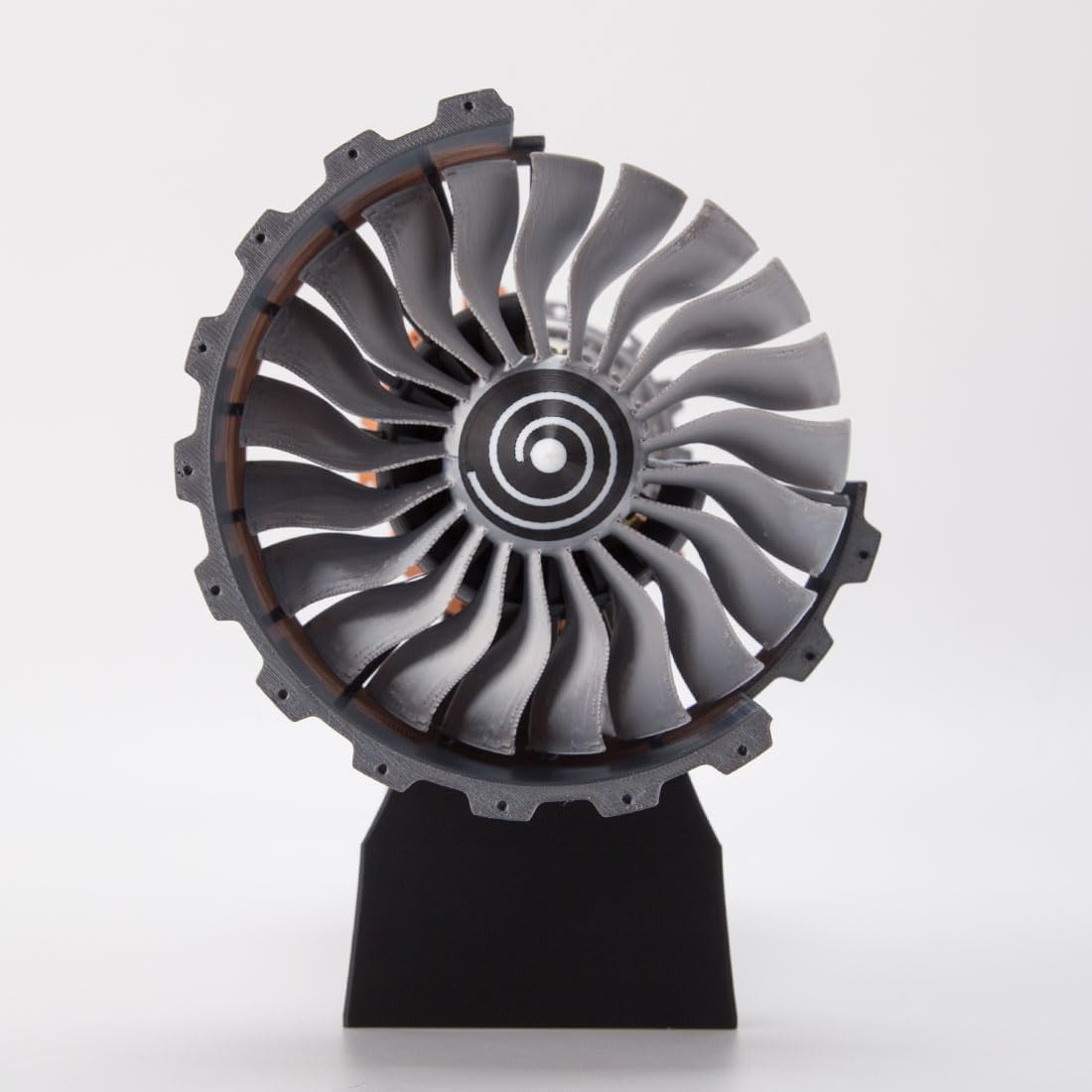 TR900 Turbofan Jet Engine Model-3D Printer Aircraft Engine Kit-1:20 Adjustable Speed Turbojet Engine Model-Mechanical Science Education Toy-Aviation Enthusiast Gift