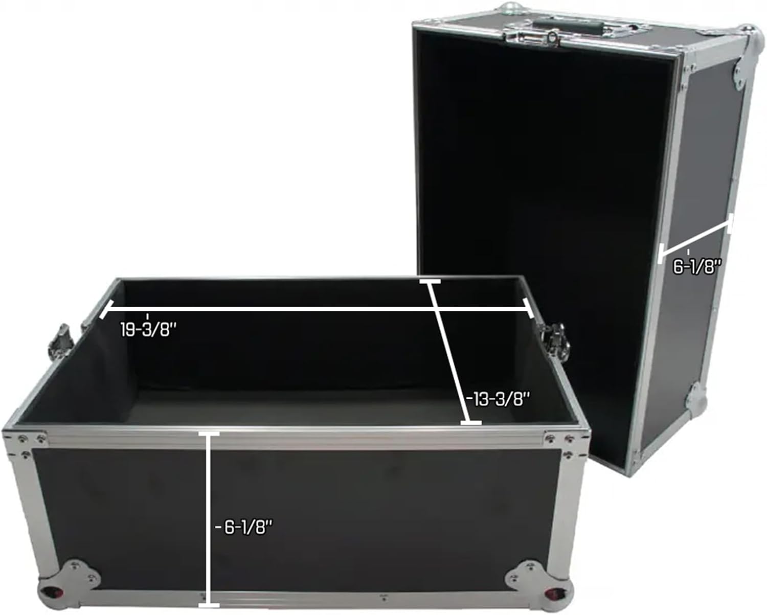 Harmony Audio Case HCLPHWE Rolling Flight Case Wheels & Handle 100 LP Vinyl Records