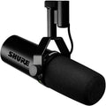 Shure SM7dB Dynamic Studio Microphone with Built-in Preamp – XLR Mic for Podcasting, Streaming & Vocal Recording, Wide Frequency Range, Smooth Warm Audio, Detachable Windscreen, Black
