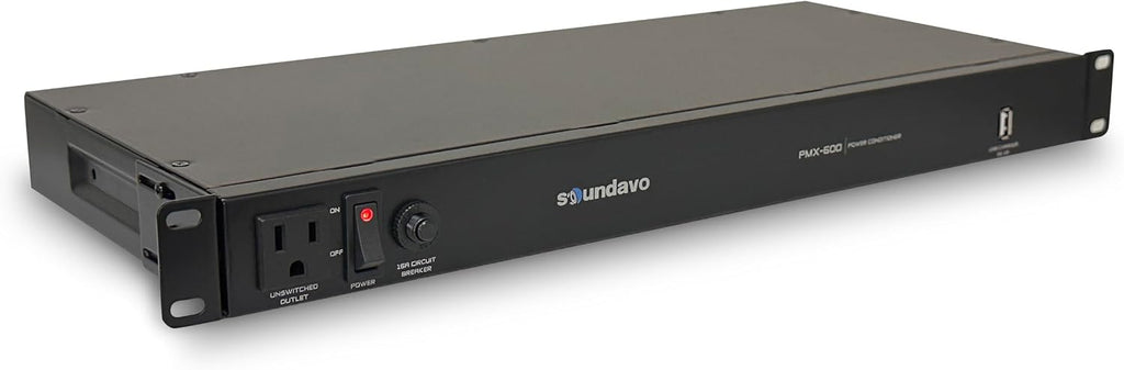PMX-600 Rack-mount 1U Power Conditioner/Surge Protection - Noise Filtering (No Sequencer Function)