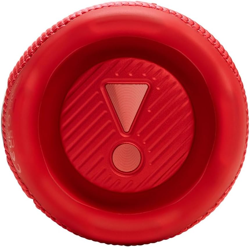 JBL FLIP 7 Waterproof Portable Speaker Bundle with gSport Carbon Fiber Case (Red)