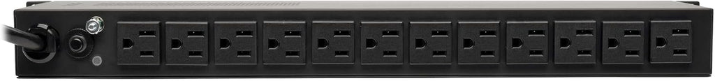 Tripp Lite Metered PDU, 15A, Isobar Surge Suppression, 3840J, 14 Outlets (5-15R), 120V, 5-15P, 15 ft. Cord, 1U Rack-Mount Power (PDUMH15-ISO)