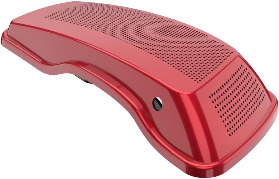 Advanblack Harley Wicked Red Saddlebag Dual 6x9 Speaker lids, Audio Covers Fit for H-D Touring, Road Glide, Street Glide Special, Road King, 2014 2015 2016 2017 2018 2019 2020 2021 2022 2023