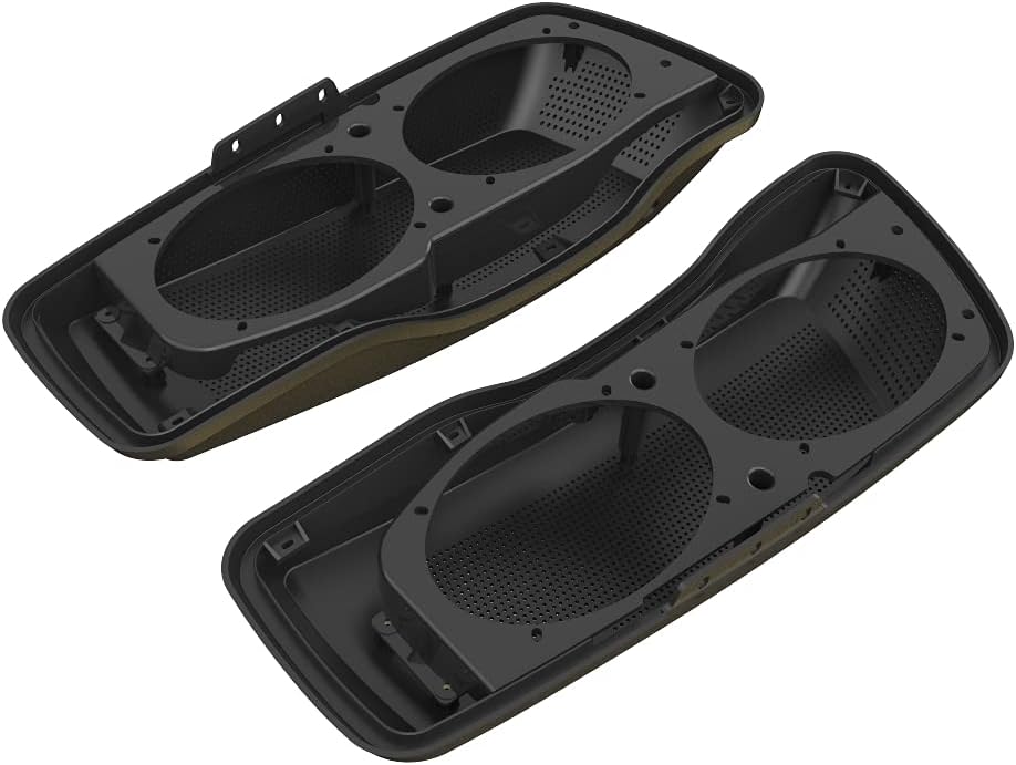 Advanblack Saddlebag Dual 6x9 Speaker lids, Audio Covers Fit for H-D Touring, Road Glide, Street Glide Special, Road King, 2014 2015 2016 2017 2018 2019 2020 2021 2022 2023