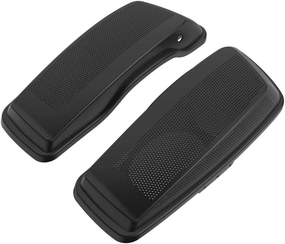 Advanblack Saddlebag Dual 6x9 Speaker lids, Audio Covers Fit for H-D Touring, Road Glide, Street Glide Special, Road King, 2014 2015 2016 2017 2018 2019 2020 2021 2022 2023