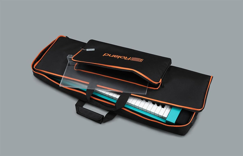 Roland CB-V61 | Keyboard Carrying Bag | For 61-Note Keyboards | Fits GO:KEYS 3, GO:KEYS 5, FANTOM-06, JUNO-D6, E-X10, XPS-60 | Durable & Comfortable Design | Backpack Straps | Accessory Pocket