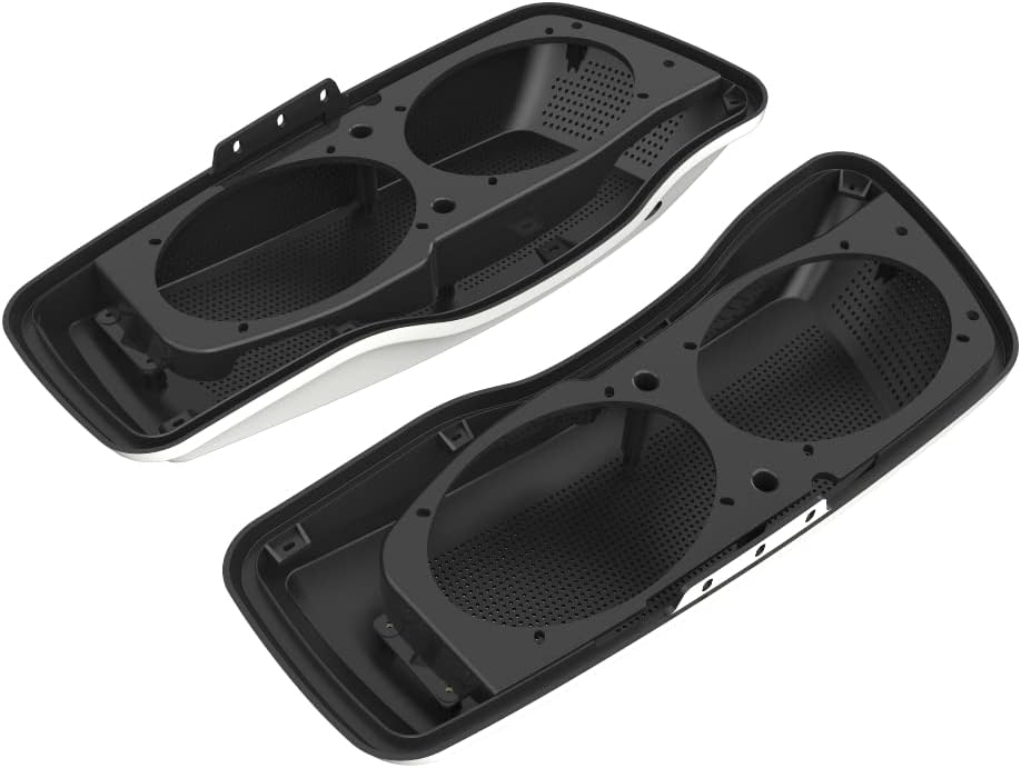 Advanblack Saddlebag Dual 6x9 Speaker lids, Audio Covers Fit for H-D Touring, Road Glide, Street Glide Special, Road King, 2014 2015 2016 2017 2018 2019 2020 2021 2022 2023