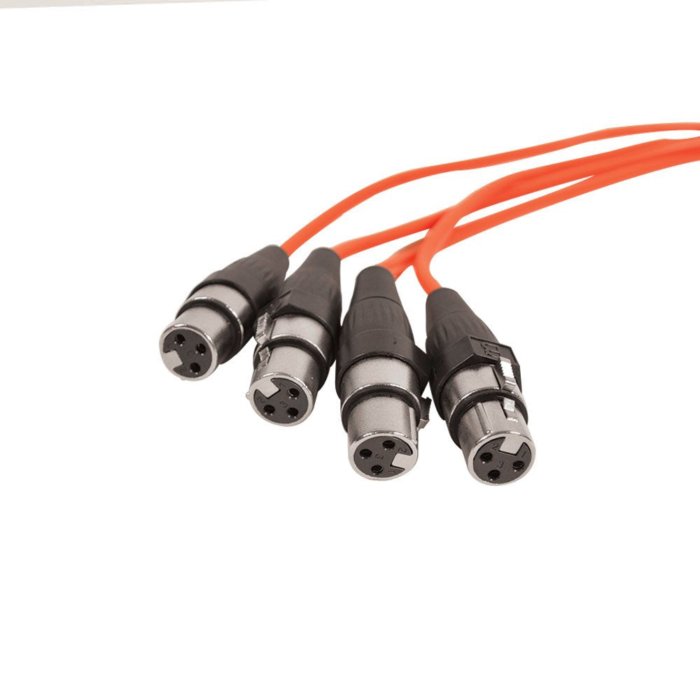 Seismic Audio SACB-16x4x25 16-Channel XLR Low Profile Circuit Board Snake Cable, 25-Feet