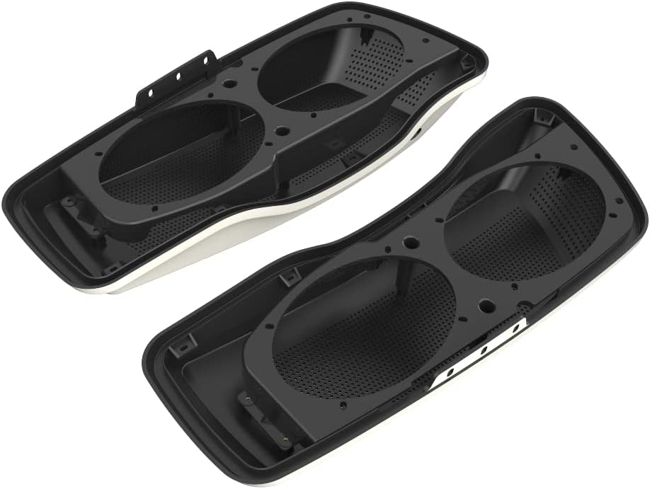 Advanblack Saddlebag Dual 6x9 Speaker lids, Audio Covers Fit for H-D Touring, Road Glide, Street Glide Special, Road King, 2014 2015 2016 2017 2018 2019 2020 2021 2022 2023