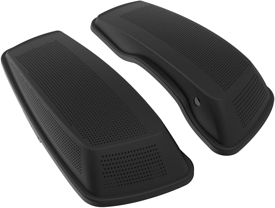 Advanblack Saddlebag Dual 6x9 Speaker lids, Audio Covers Fit for H-D Touring, Road Glide, Street Glide Special, Road King, 2014 2015 2016 2017 2018 2019 2020 2021 2022 2023