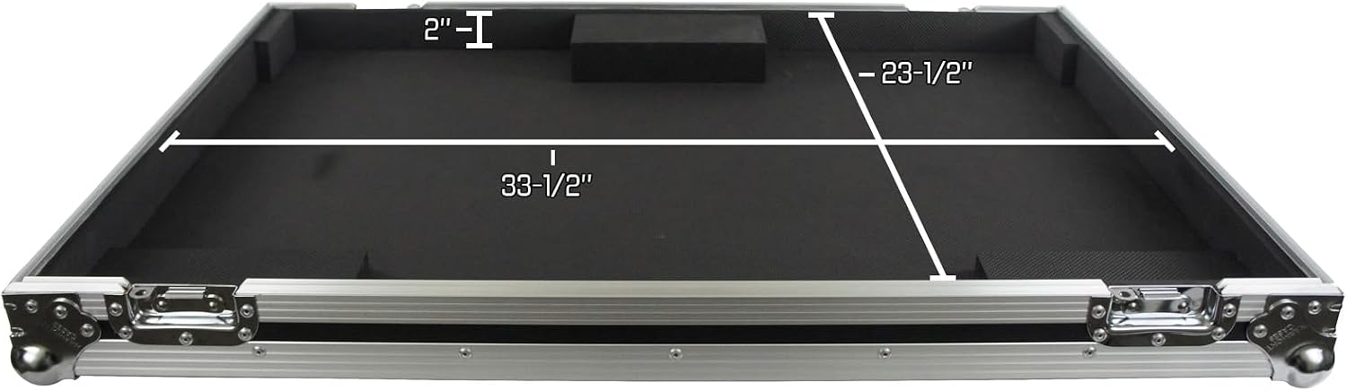 Harmony Audio Cases Compatible With Allen & Heath QU-32 Digital Mixer HCAHQU32 Flight DJ Road Custom Case