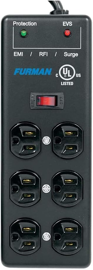Furman SS-6B-PRO 15' 6-Outlet Surge Protector (2-Pack) Bundle