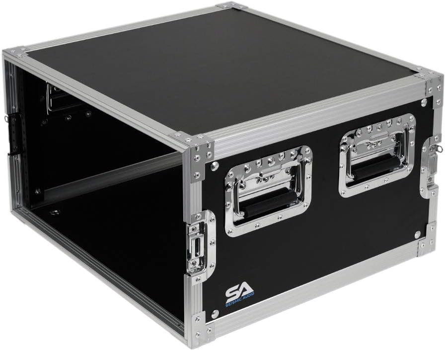 Seismic Audio - SA-PTR-6U - 6 Space Pro Audio DJ Road Rack Case - Pro Tour Grade